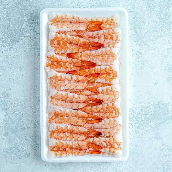 Ebi – Kokte sommerfuglreker (sushireker)