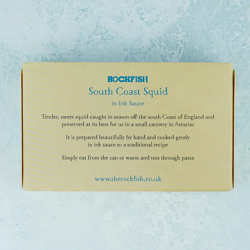 Rockfish- South Coast Squid In Ink Sauce