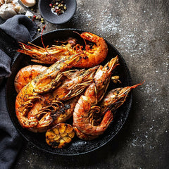 Whole Raw XL King Prawns