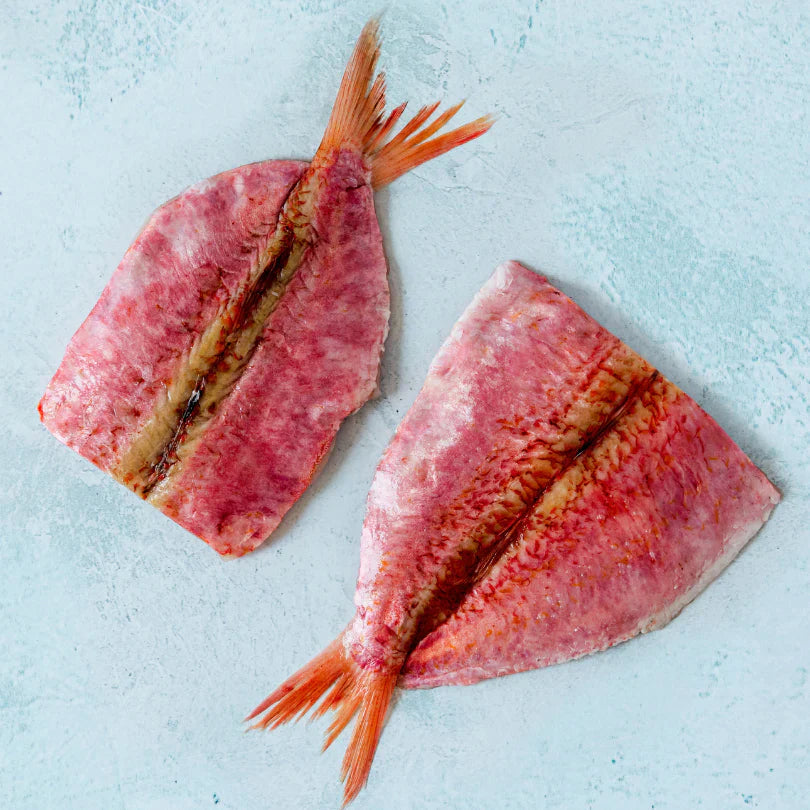 Wild British Butterflied Red Mullet Fillets - 2 pack