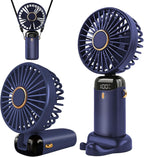Ventilateur de Bureau Portable Rechargeable USB - 5 Vitesses