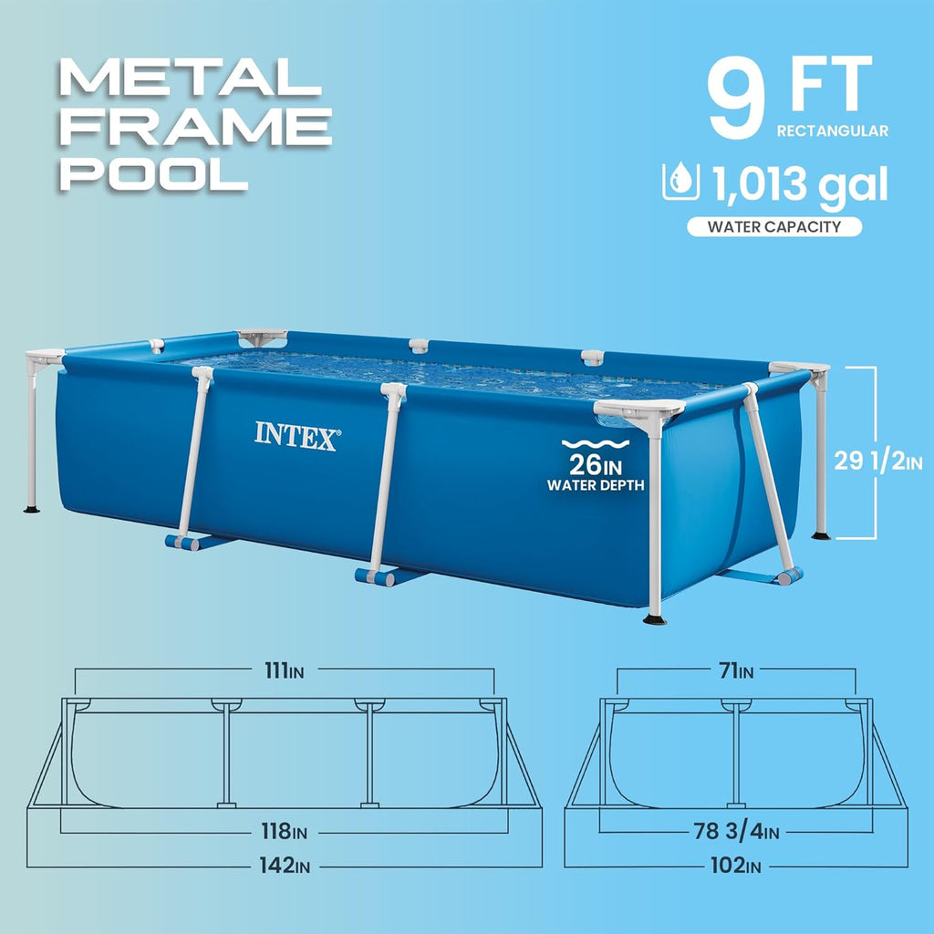 Intex Metal Frame 3 x 2 x 0,75 m