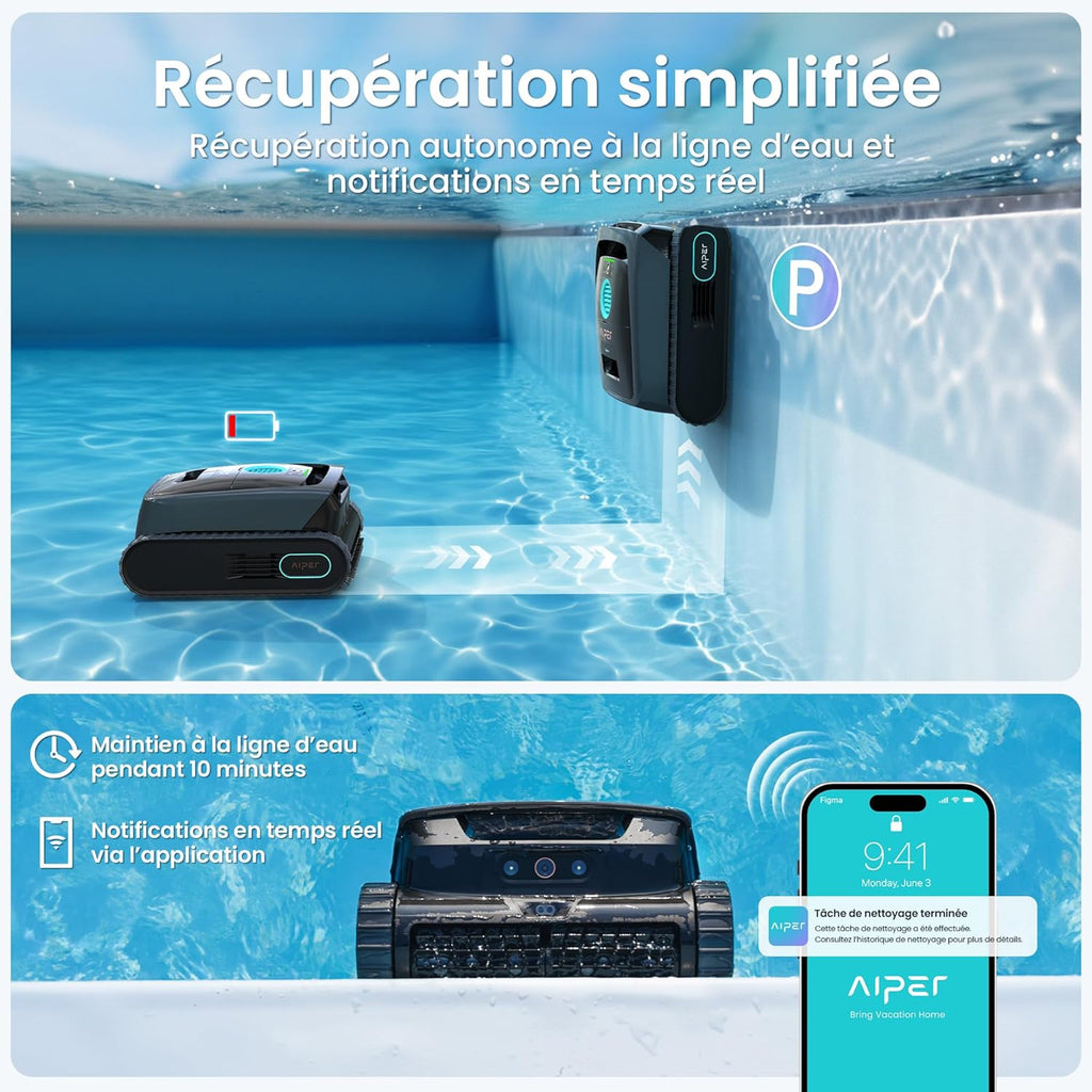 AIPER Scuba V3 Robot de Piscine sans fil